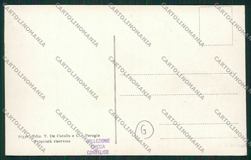 Perugia Ponte Valleceppi Stazione Treno cartolina QK4554 – retro