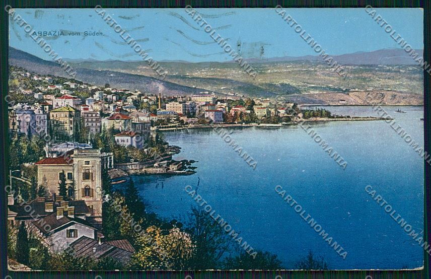 Croazia Abbazia cartolina QK4573 – fronte