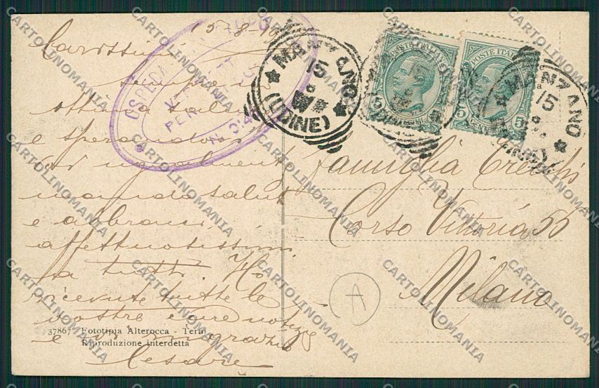 Gorizia Città cartolina QK4577 – retro