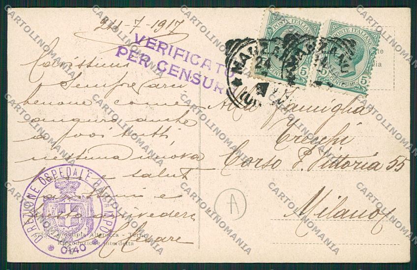 Gorizia Città cartolina QK4578 – retro