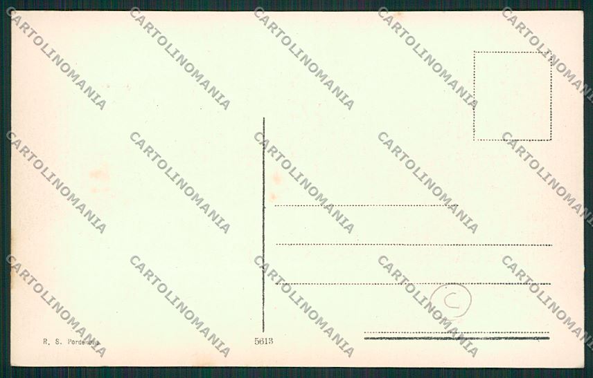 Udine Carnia Capre cartolina QK4593 – retro