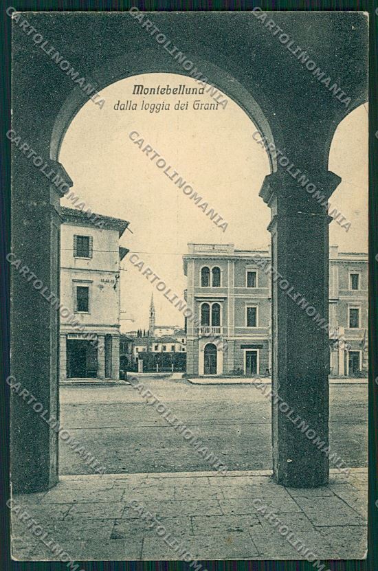 Treviso Montebelluna cartolina QK4598 – fronte