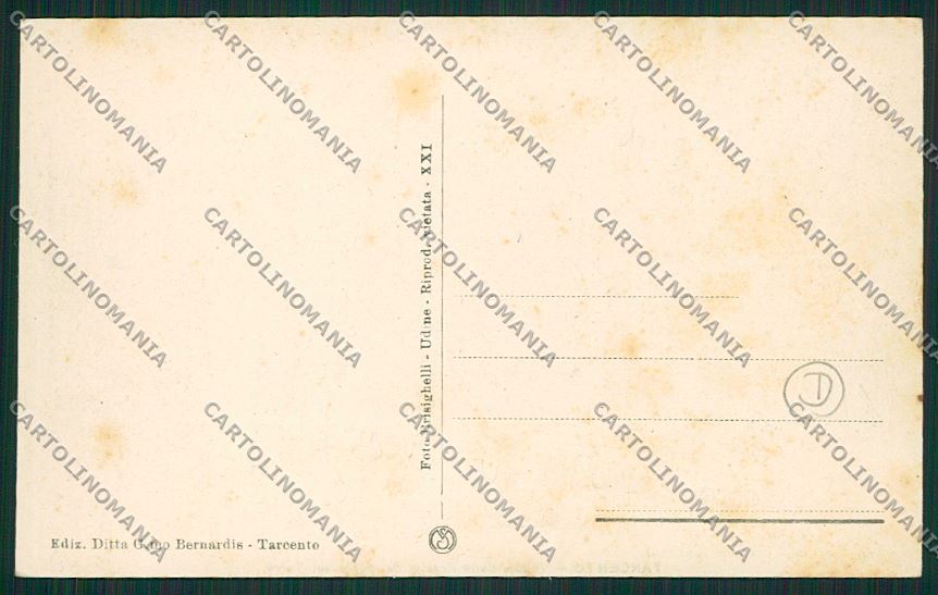 Udine Tarcento cartolina QK4606 – retro