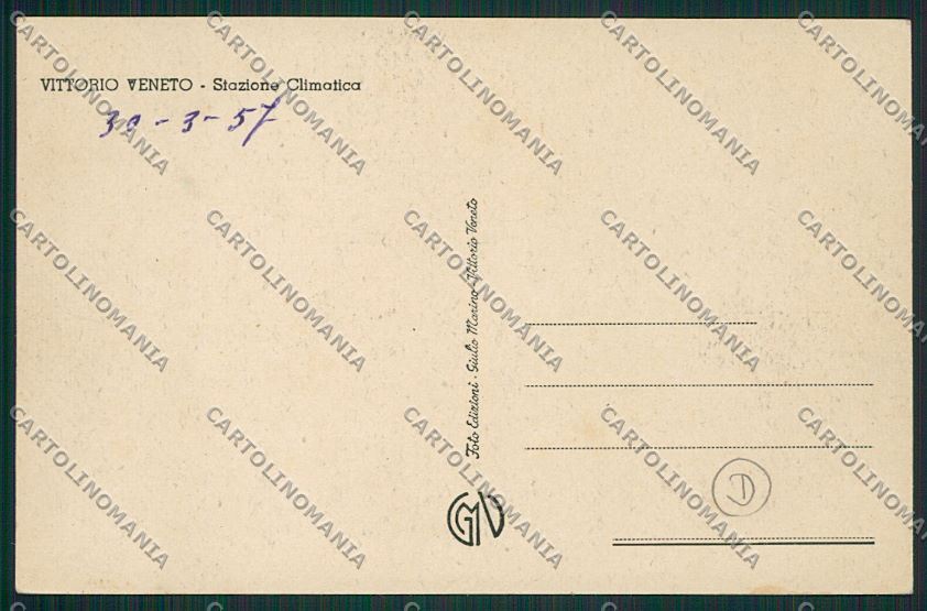 Treviso Vittorio Veneto cartolina QK4608 – retro