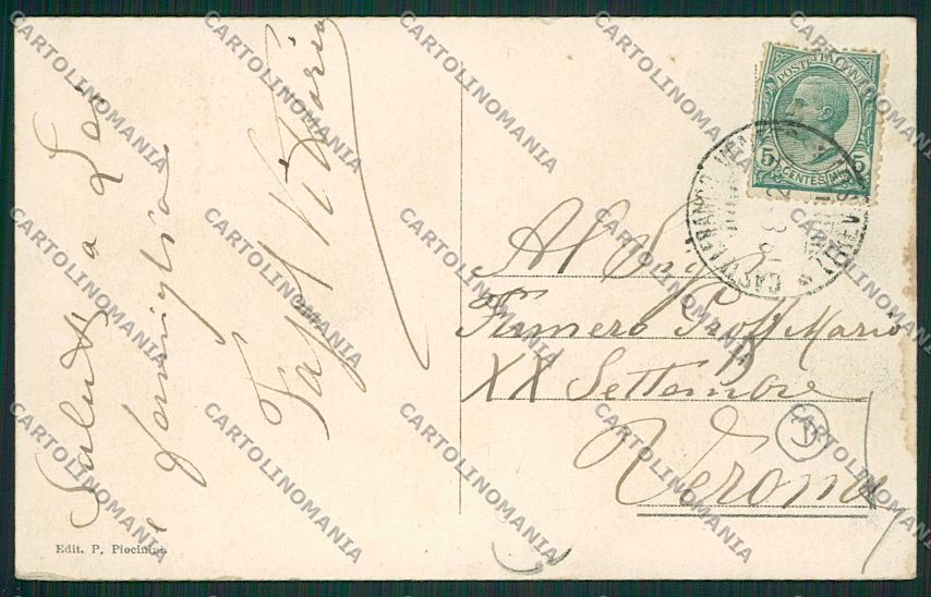 Treviso Castelfranco Veneto PIEGA cartolina QK4610 – retro
