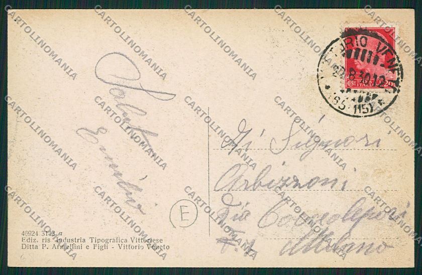 Treviso Vittorio Veneto cartolina QK4632 – retro