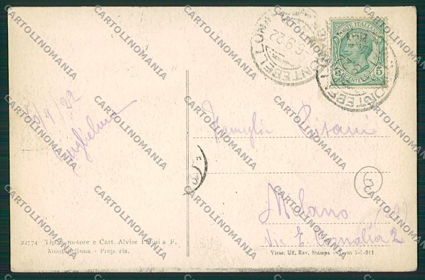Treviso Montebelluna cartolina QK4660 – retro