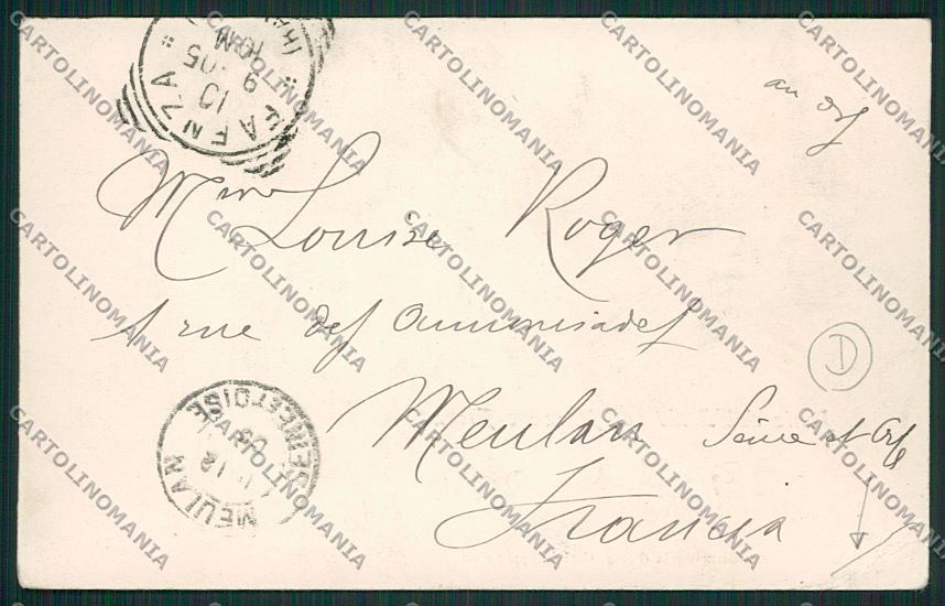 Ravenna Brisighella Isola sul Marzeno PIEGA cartolina QK4668 – retro