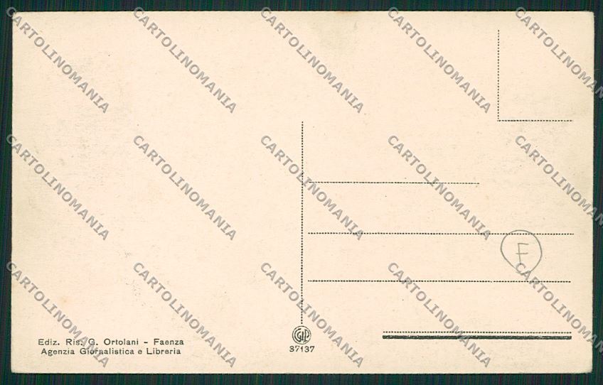 Ravenna Faenza cartolina QK4679 – retro