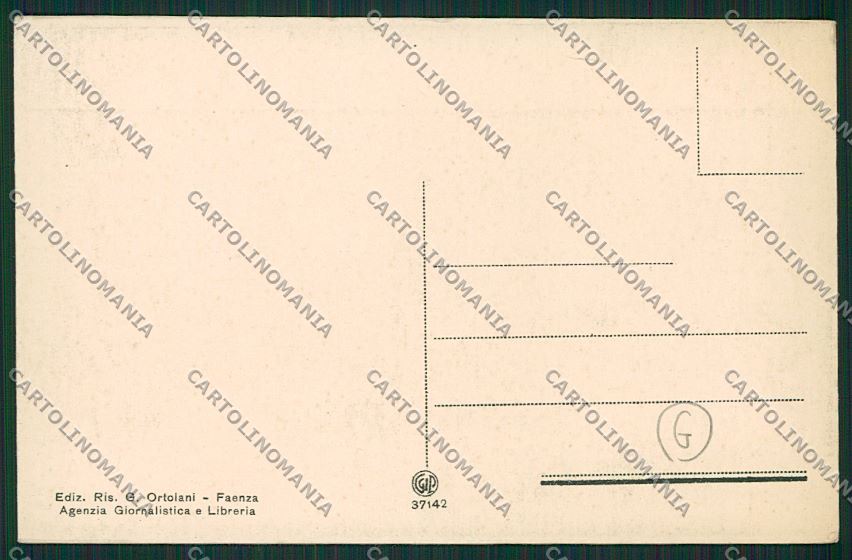 Ravenna Faenza cartolina QK4680 – retro