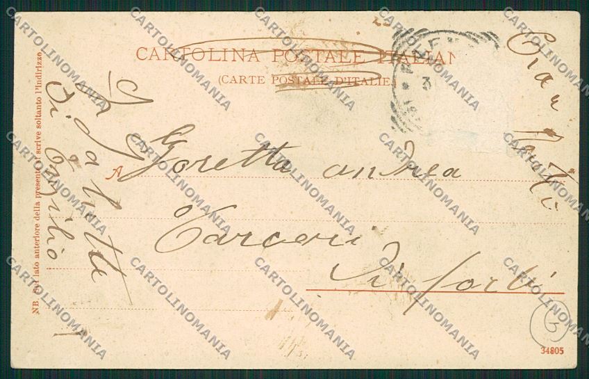 Ravenna Faenza cartolina QK4681 – retro