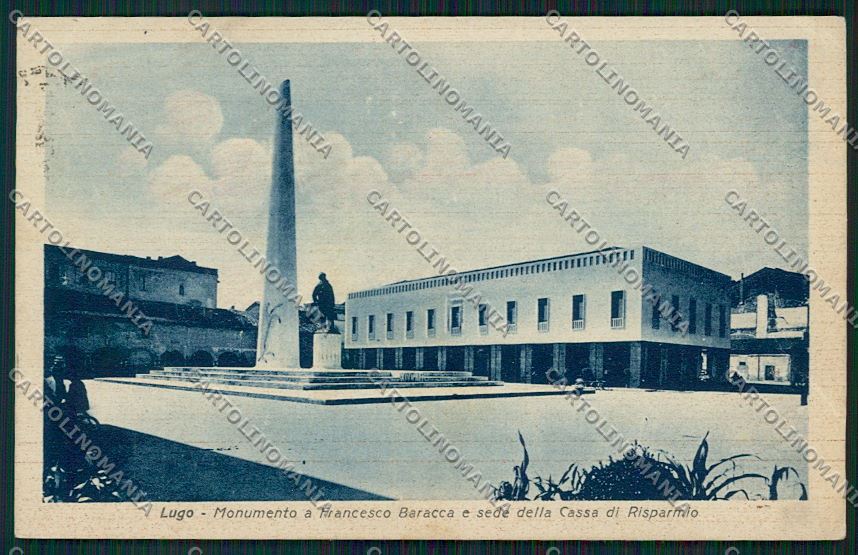 Ravenna Lugo FORO PIEGA cartolina QK4688 – fronte