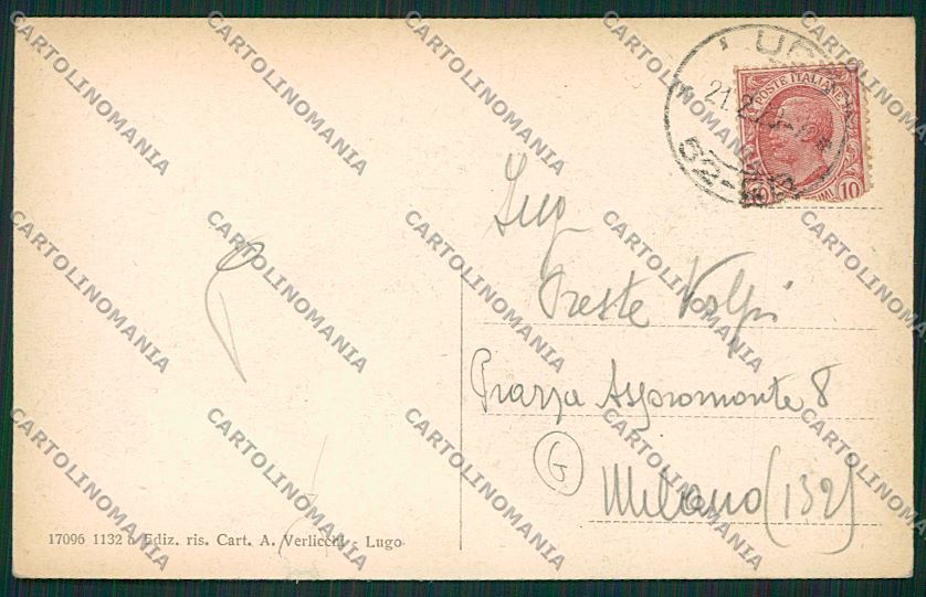 Ravenna Lugo STRAPPINO cartolina QK4697 – retro