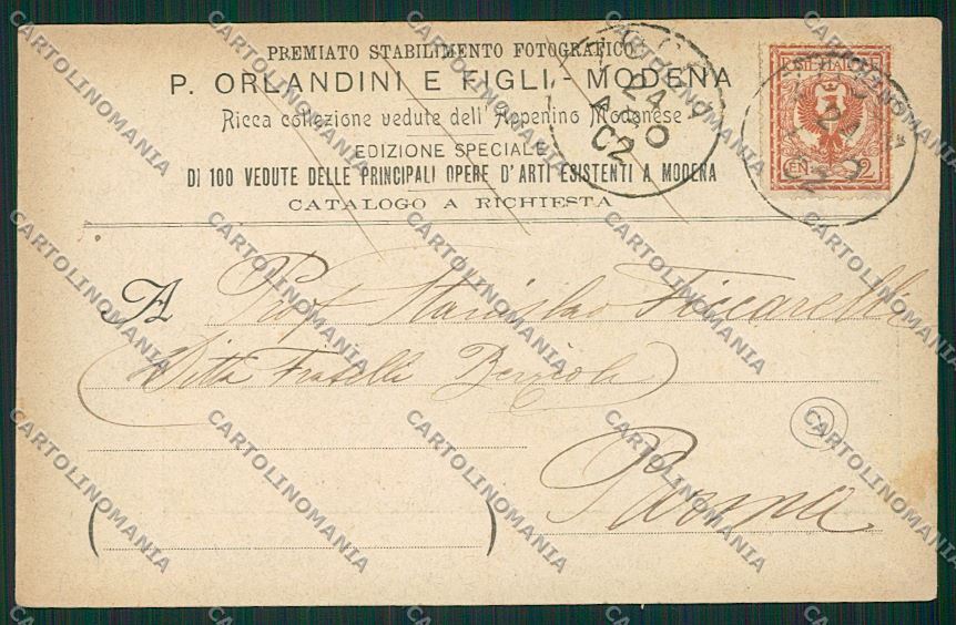 Modena Zocca cartolina QK4711 – retro