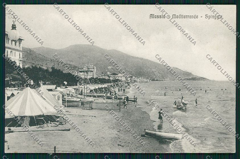 Savona Alassio cartolina QK4730 – fronte