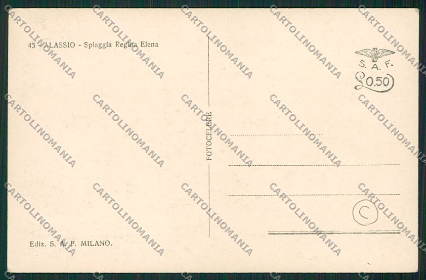 Savona Alassio Foto cartolina QK4738 – retro