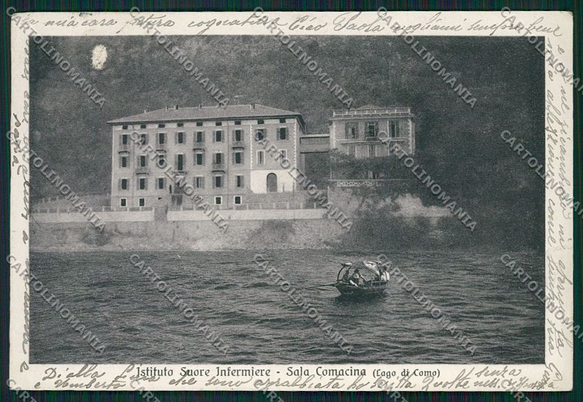 Como Sala Comacina ABRASA cartolina QK4739 – fronte