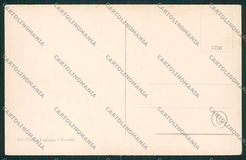 Vercelli Lomellina Risaie Mondine cartolina QK4747 – retro