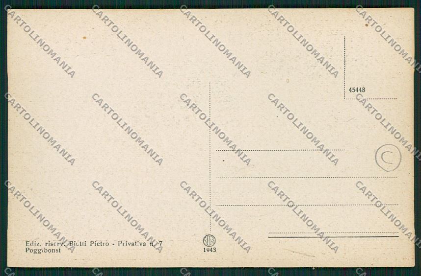Siena Poggibonsi cartolina QK4751 – retro