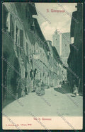 Siena San Gimignano cartolina QK4753 – fronte