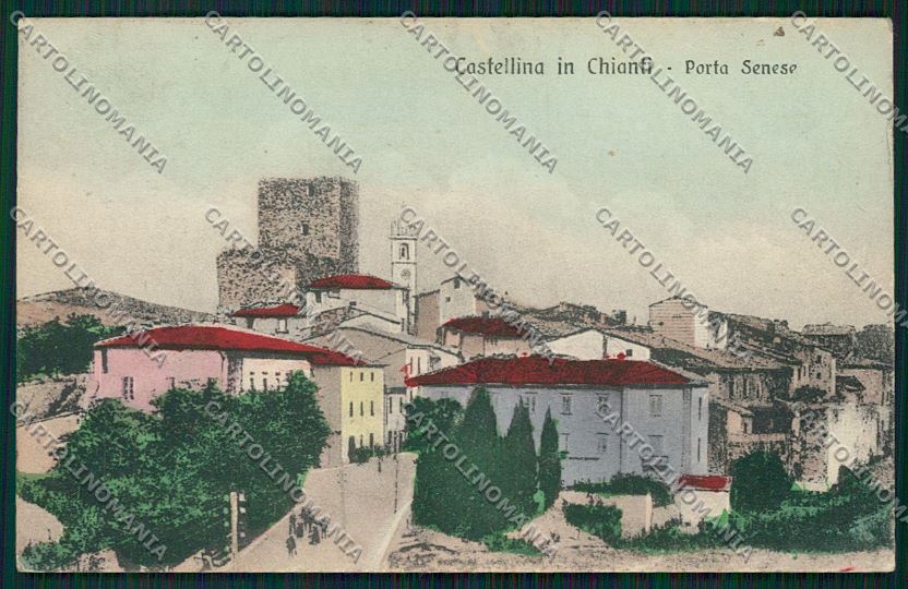 Siena Castellina in Chianti cartolina QK4758 – fronte