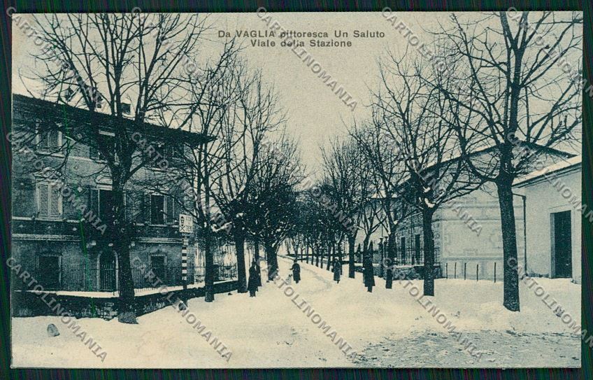 Firenze Vaglia Nevicata cartolina QK4764 – fronte