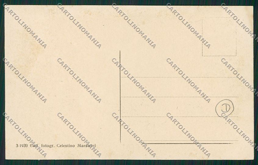 Firenze Vaglia Nevicata cartolina QK4764 – retro