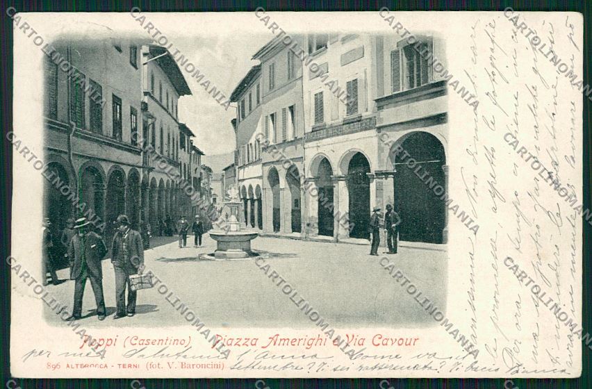 Arezzo Poppi Alterocca 896 cartolina QK4766 – fronte