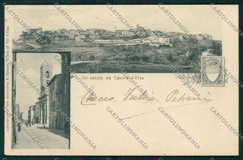 Siena Casole d'Elsa cartolina QK4769 – fronte