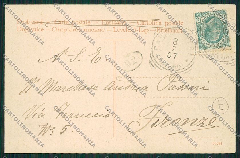 Siena Casole d'Elsa cartolina QK4769 – retro