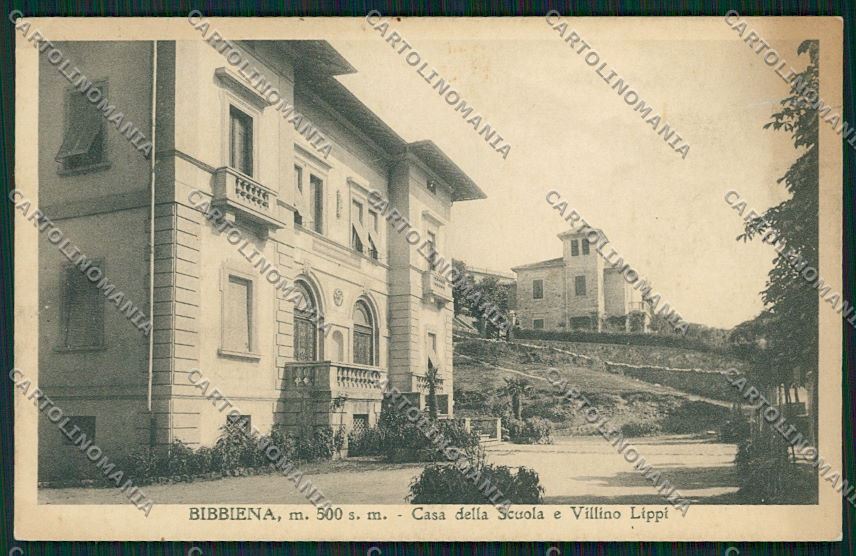 Arezzo Bibbiena cartolina QK4779 – fronte