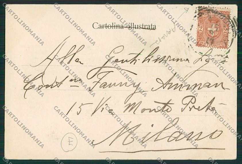 Firenze Fucecchio ABRASA cartolina QK4785 – retro