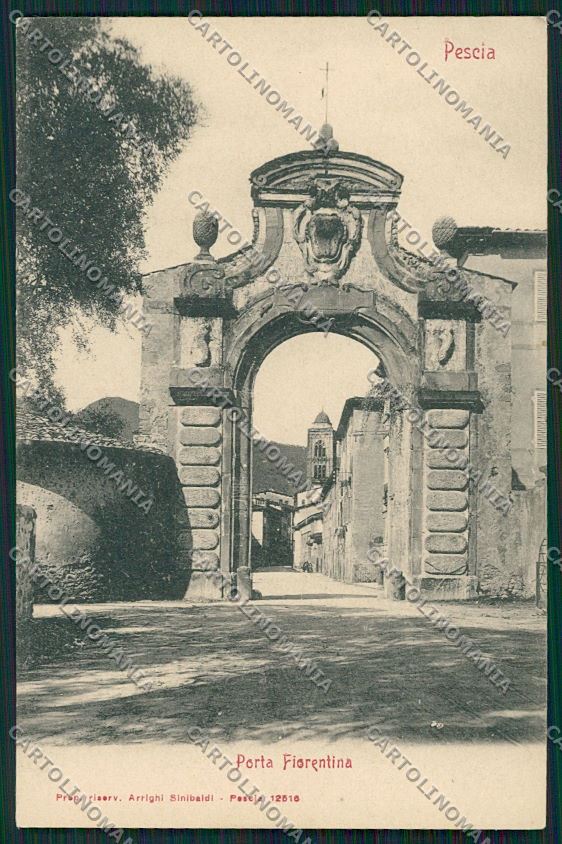 Pistoia Pescia Porta Fiorentina cartolina QK4786 – fronte