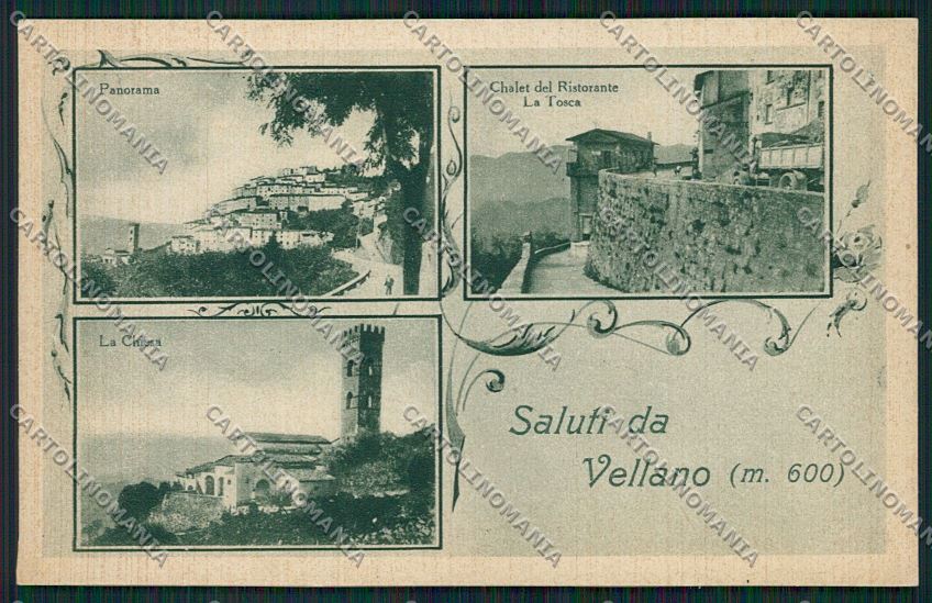 Pistoia Vellano Saluti da cartolina QK4792 – fronte