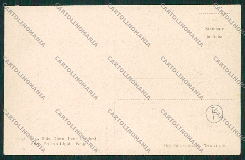 Arezzo Poppi cartolina QK4794 – retro