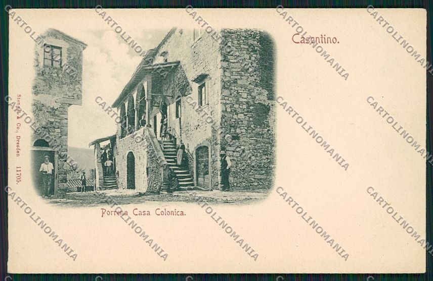 Arezzo Casentino Poppi Porrena cartolina QK4795 – fronte