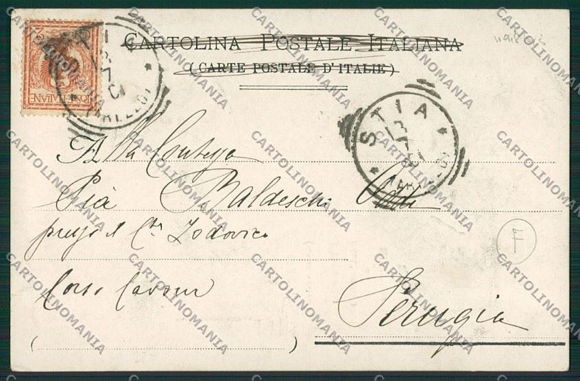 Arezzo Stia Militari cartolina QK4796 – retro
