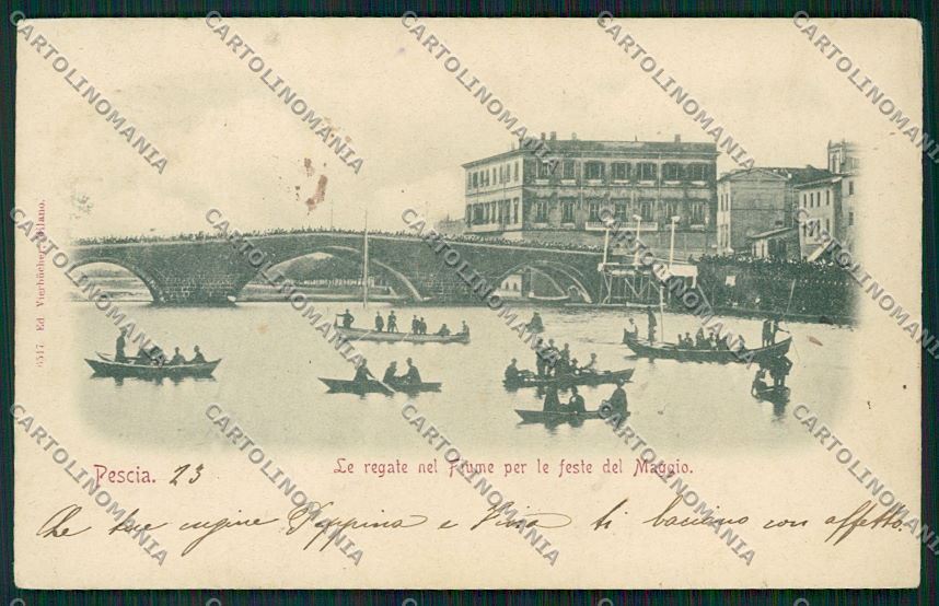 Pistoia Pescia Feste del Maggio cartolina QK4799 – fronte