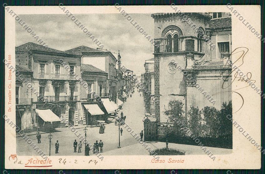 Catania Acireale cartolina QK4825 – fronte