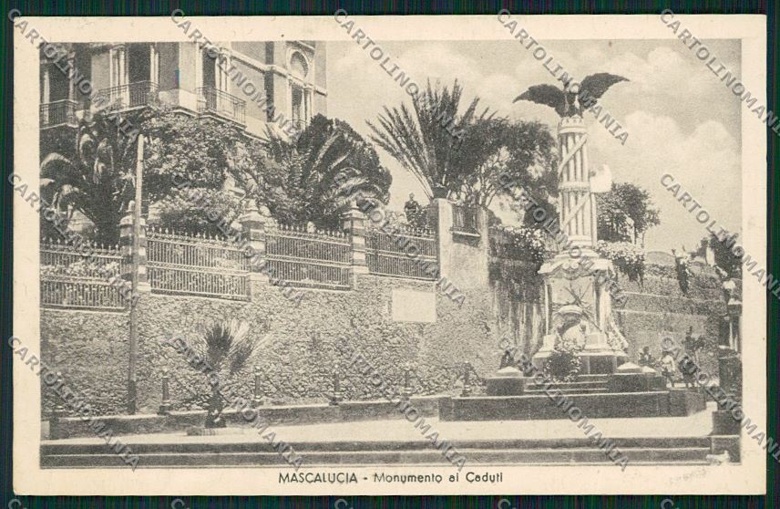 Catania Mascalucia Fascismo cartolina QK4830 – fronte