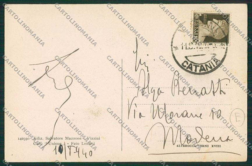 Catania Vizzini cartolina QK4832 – retro