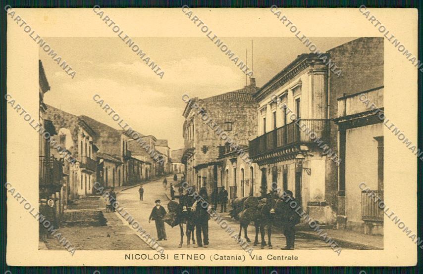 Catania Nicolosi Etneo cartolina QK4834 – fronte