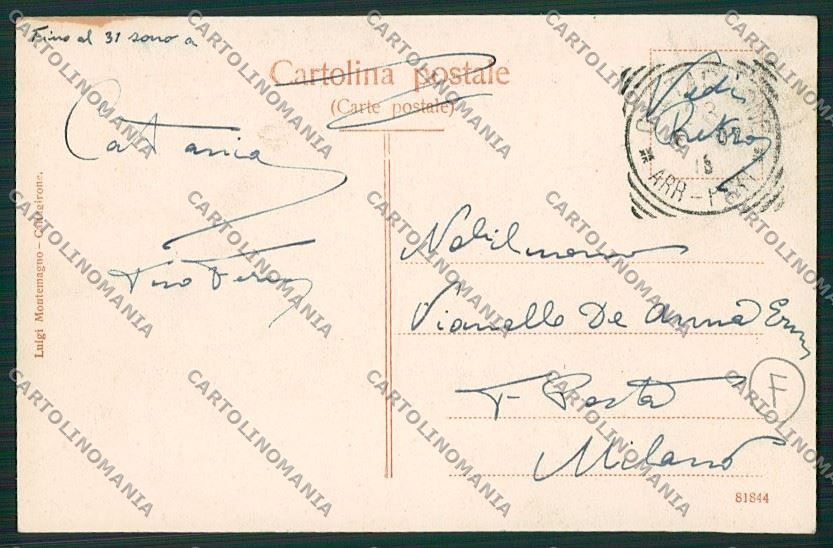 Catania Caltagirone cartolina QK4835 – retro