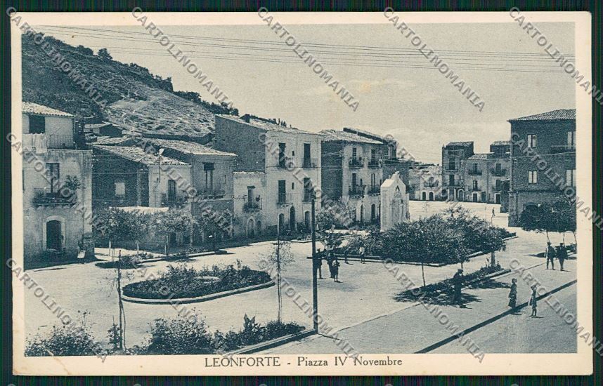 Enna Leonforte PIEGA cartolina QK4839 – fronte