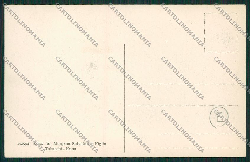 Enna Città cartolina QK4840 – retro
