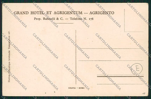Agrigento Città cartolina QK4842 – retro