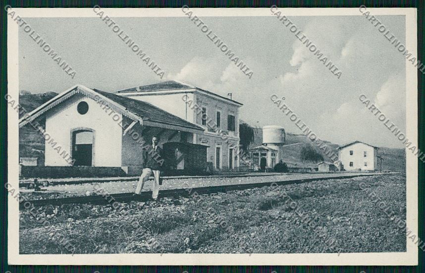Catania San Michele di Ganzaria Stazione cartolina QK4847 – fronte