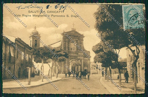 Agrigento Canicattì cartolina QK4850 – fronte