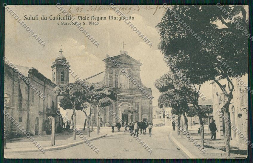 Agrigento Canicattì cartolina QK4851 – fronte