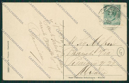 Agrigento Canicattì cartolina QK4851 – retro
